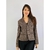 Blazer marrom xadrez feminino TAM M