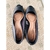 Sandália peep toe preta comfort TAM 36 - comprar online