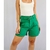 Short verde alfaiataria feminino TAM M