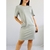 Vestido cinza com bolsos TAM M - loja online