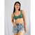Top meia taça verde feminino TAM P - loja online