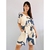 Macaquinho estampado feminino TAM G - Qnova Second Hand