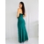 vestido longo verde frente única TAM P - comprar online