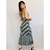 Vestido azul listrado MOB TAM P - comprar online