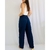 Calça azul de malha feminina TAM G - comprar online