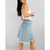 Saia jeans barra desfiada TAM 36