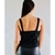 Blusa preta brilhosa feminina TAM P - comprar online