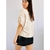 Blusa bege laço feminina TAM M na internet