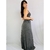 Vestido longo cinza de malha TAM M na internet