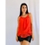 Blusa coral com tiras feminina TAM M