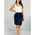 Saia jeans midi feminina TAM 40