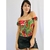 Cropped floral feminino TAM M