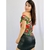 Cropped floral feminino TAM M - Qnova Second Hand