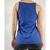 blusa azul de malha feminina TAM G - Qnova Second Hand