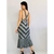 Vestido azul listrado MOB TAM P na internet