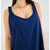 Blusa azul alça feminina TAM G