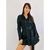 Sobretudo preto feminino TAM P