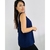 Imagem do Blusa azul alça feminina TAM G