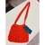 Bolsa crochê laranja boho - comprar online