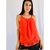 Blusa coral com tiras feminina TAM M - Qnova Second Hand