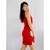 Vestido tubinho vermelho TAM P - Qnova Second Hand