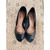 Sandália peep toe preta comfort TAM 36 - Qnova Second Hand
