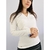 Blusa branca manga longa feminina TAM P - Qnova Second Hand