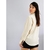 Camisa de linho off white feminina TAM M
