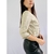 Casaco cropped metalizado feminino TAM P - comprar online