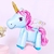 Globo Unicornio (celeste)
