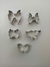 Cortante Flogus Metal Mariposas x 5 FA177