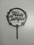 Topper Pinche Feliz Cumpleaños Circulo Negro - comprar online