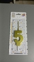 Vela Número 2 en 1 Dorado (Estrellita y Vela) - comprar online