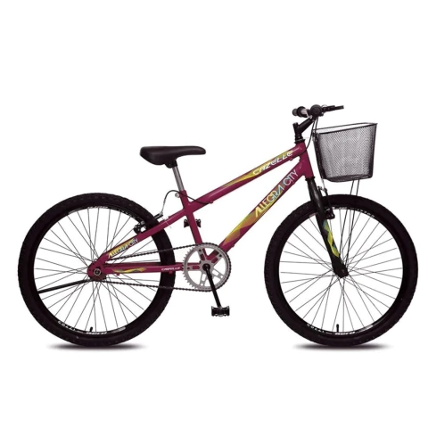 BICICLETA COLLI CAZELLE ALLEGRA CITY A.24 ROXO PEROLIZADO 114-0148D