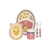 CONJUNTO REFEICAO OXFORD INFANTIL 5PC ME LHAMA JH6