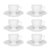 CONJUNTO CHA OXFORD 12PC SOLEIL WHITE W568 9801 na internet