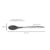 Colher de silicone e Aço Inox 33,5cm Oxford Cool Grey Cinza na internet
