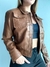 Jaqueta Couro Bomber - Marrom - comprar online