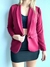 Blazer Alfaiataria Alongado - Cherry