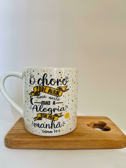Caneca versículo | Salmos 30:5