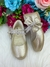 Sapatilha Flor Di MIla Maya Dourada - OutBella Kids