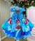 Vestido Tematico Mimadine A Pequena Sereia - Ariel - Sereia - OutBella Kids