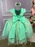 Vestido Juvenil Vila Lele Luiza Verde Menta - OutBella Kids