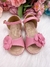 Sandália Princesa Belli Flor Rosa - loja online