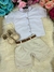 Conjunto Miss Cherry Social Linho Shorts Xadrez Heitor