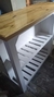 Isla desayunadora con cajones, estantes y deck 1.40 ancho - Mym Muebles