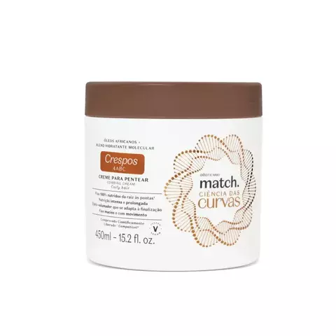 Creme Para Pentear Match Ciência das Curvas Crespos 450ml - 86670