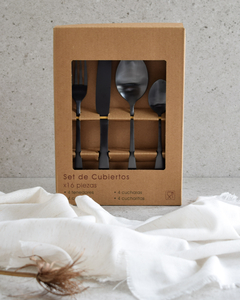 Set de cubiertos x 16 piezas - comprar online