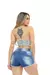 Shorts Jeans Feminino Azul Claro Barra Desfiada - Nikity Shopping