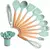 Kit Jogo C/12 Peças Utensílios De Cozinha Colheres Espátula Silicone - Nikity Shopping